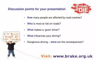 Discussion points for your presentation