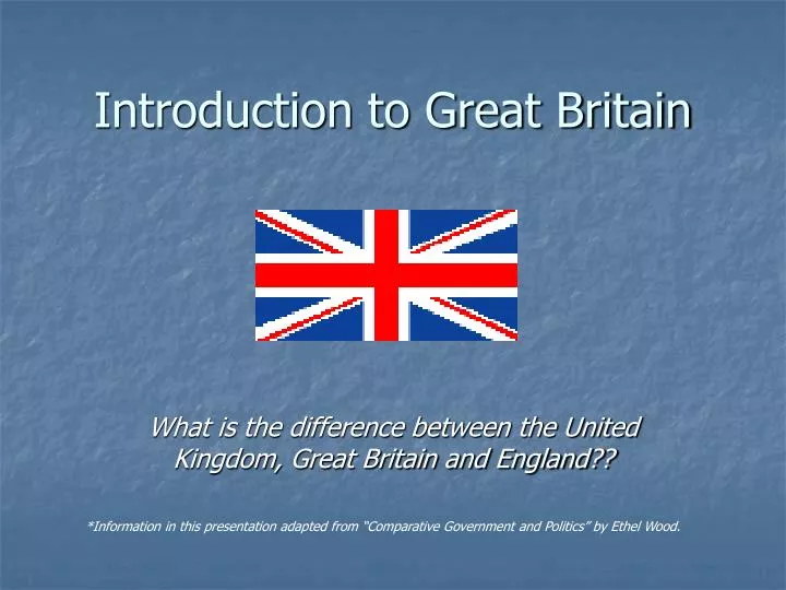 introduction to great britain