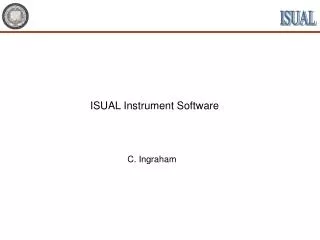 ISUAL Instrument Software