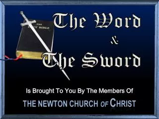 The Word &amp; 	 The Sword