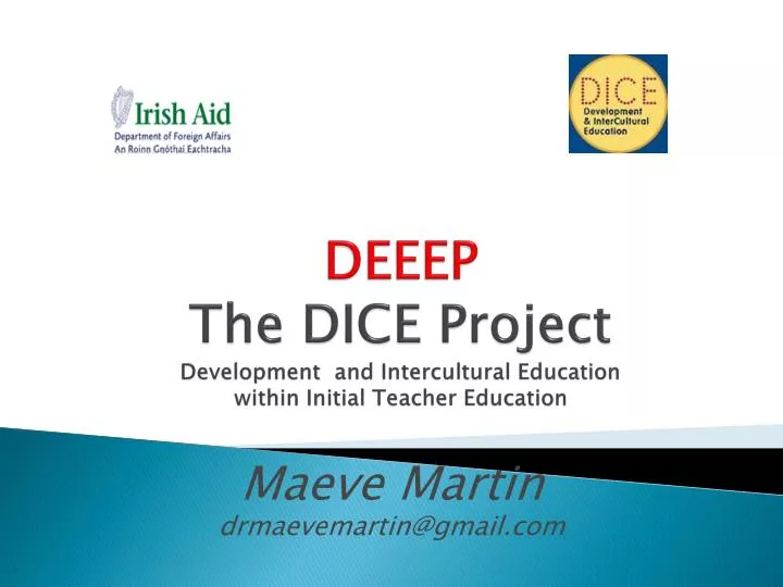 deeep the dice project development and intercultural education within initial teacher education