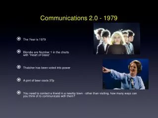 Communications 2.0 - 1979