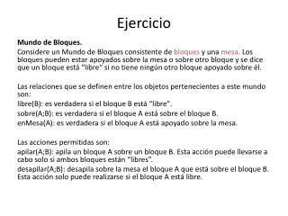 ejercicio