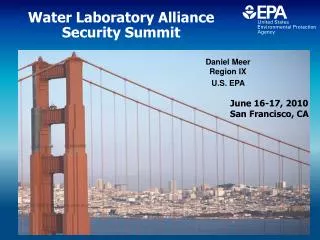 Water Laboratory Alliance Security Summit