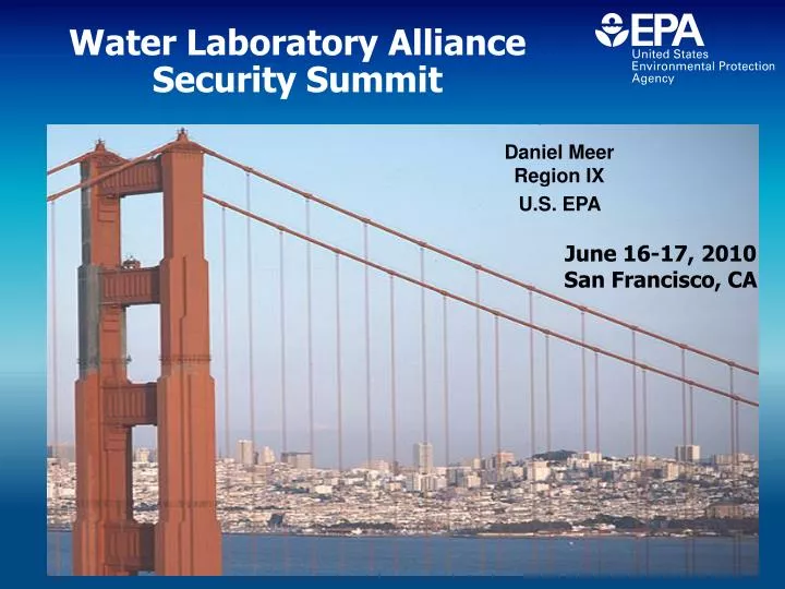 water laboratory alliance security summit