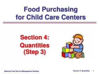 Section 4: Quantities (Step 3)
