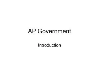 AP Government