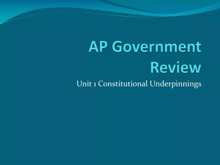 ap government review