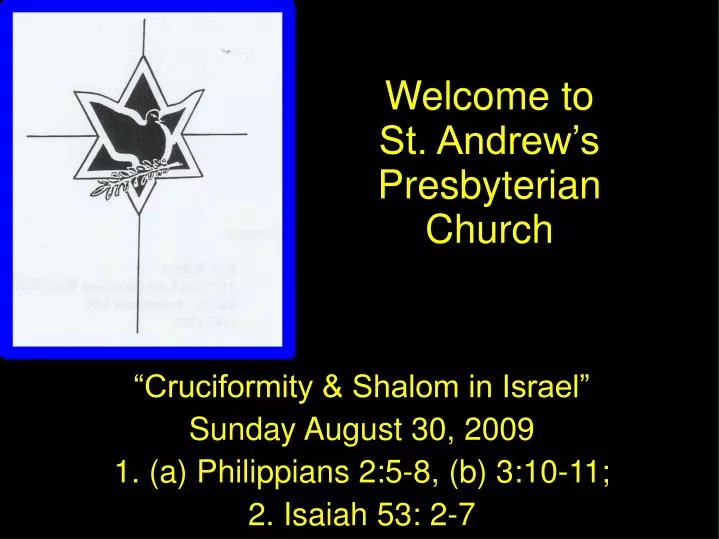 welcome to st andrew s presbyterian church