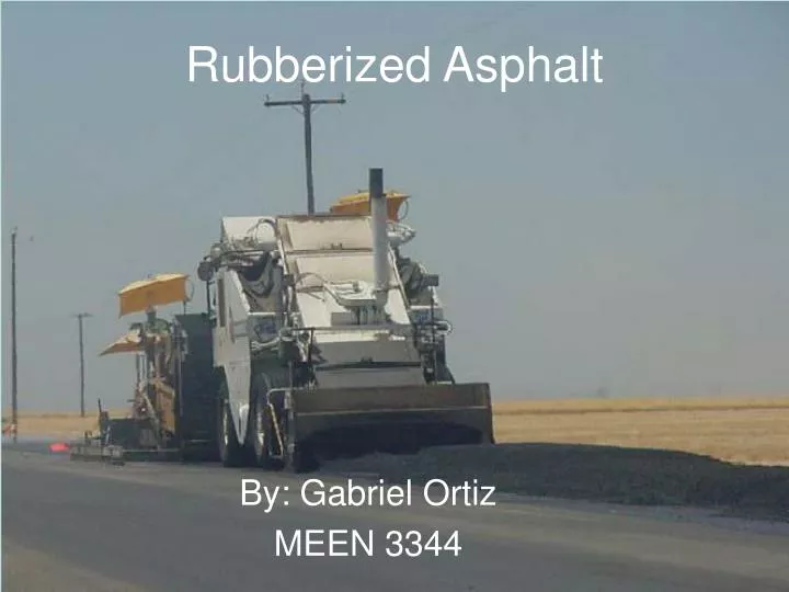 rubberized asphalt