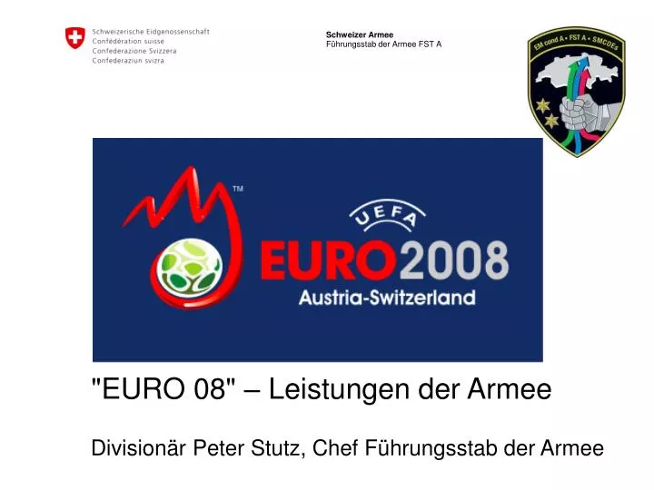 euro 08 leistungen der armee