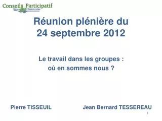 r union pl ni re du 24 septembre 2012