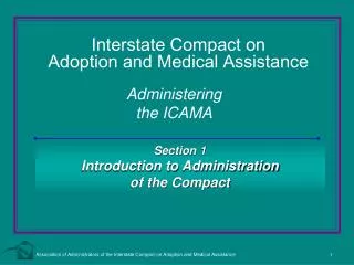 Interstate Compact on Adoption and Medical Assistance