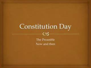 constitution day