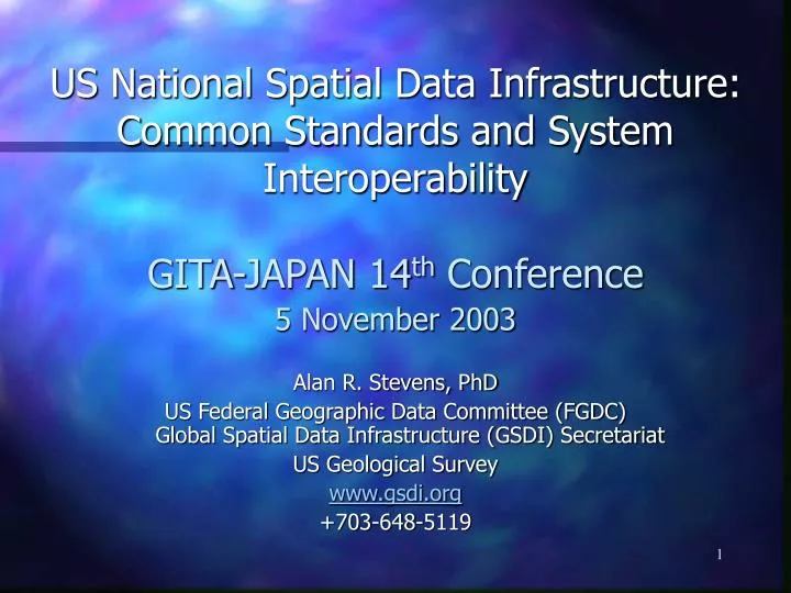 us national spatial data infrastructure common standards and system interoperability