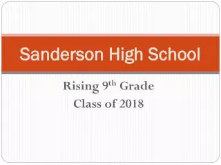 Sanderson High School