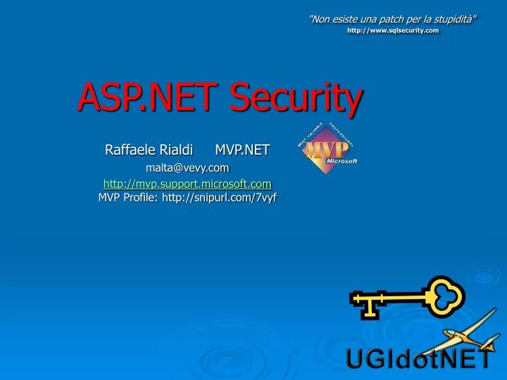 asp net security