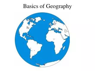 Basics of Geography