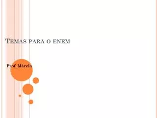 temas para o enem