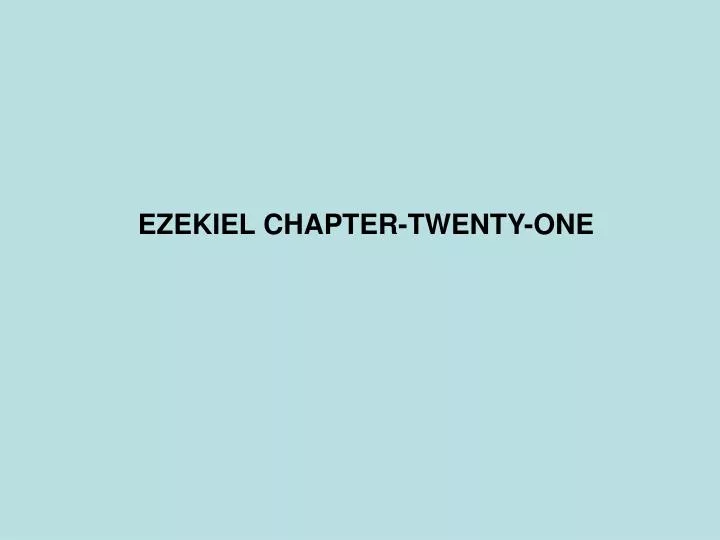 ezekiel chapter twenty one