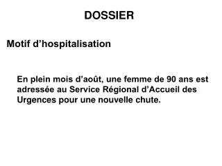dossier