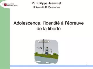 adolescence l identit l preuve de la libert