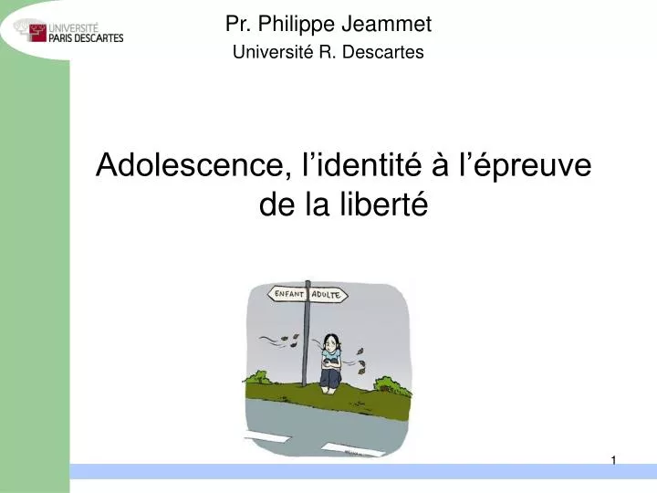 adolescence l identit l preuve de la libert