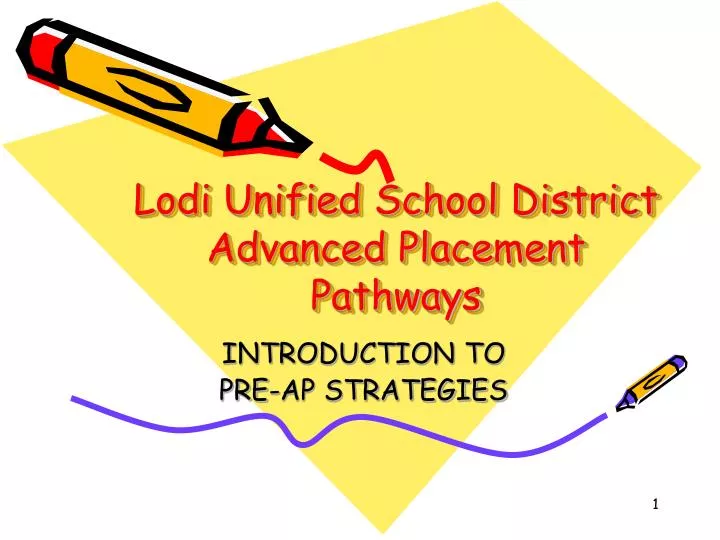 lodi unified school district advanced placement pathways