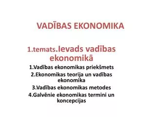 vad bas ekonomika