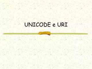 unicode e uri