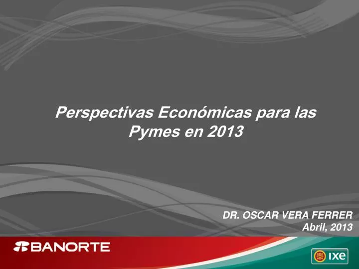 perspectivas econ micas para las pymes en 2013