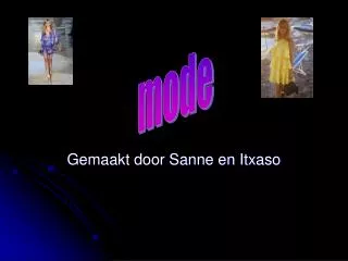 gemaakt door sanne en itxaso