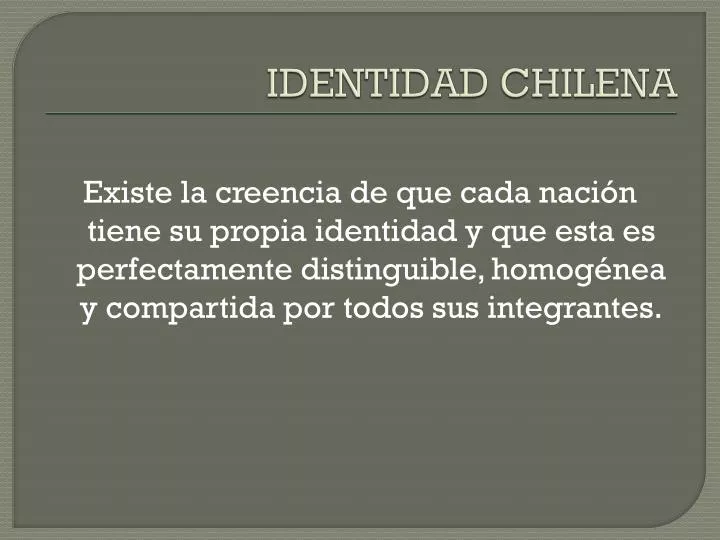 identidad chilena