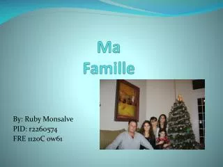 ma famille