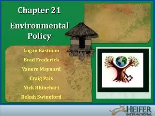 Chapter 21 Environmental Policy