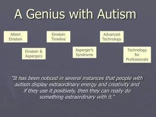 A Genius with Autism