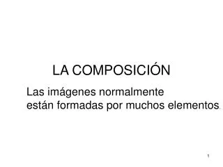 la composici n