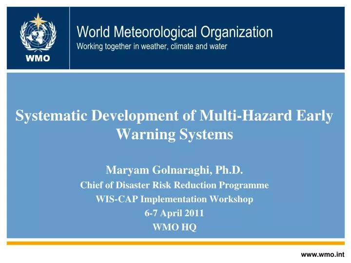 world meteorological organization working together in weather climate and water