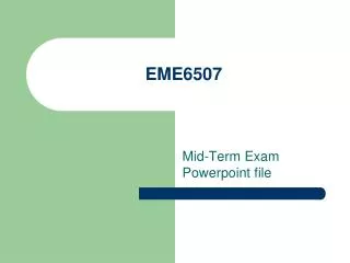 EME6507