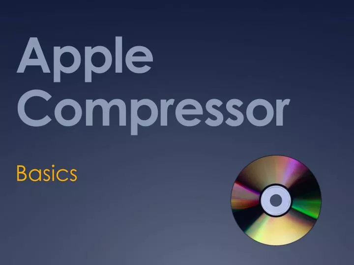 apple compressor