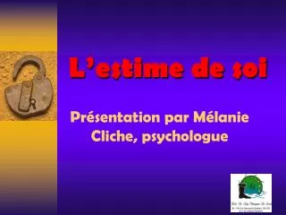 l estime de soi