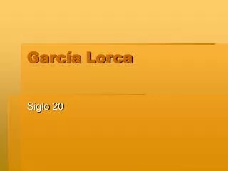 garc a lorca