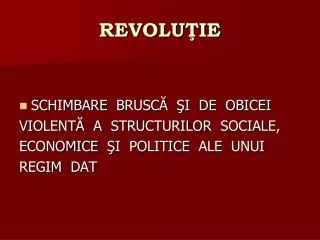 revolu ie