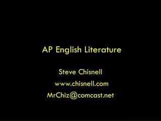 AP English Literature