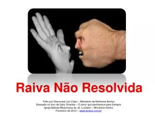 raiva n o resolvida