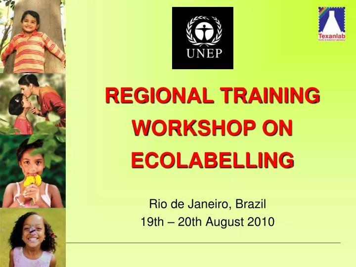 regional training workshop on ecolabelling