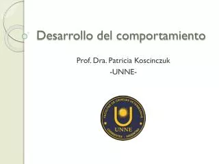 desarrollo del comportamiento