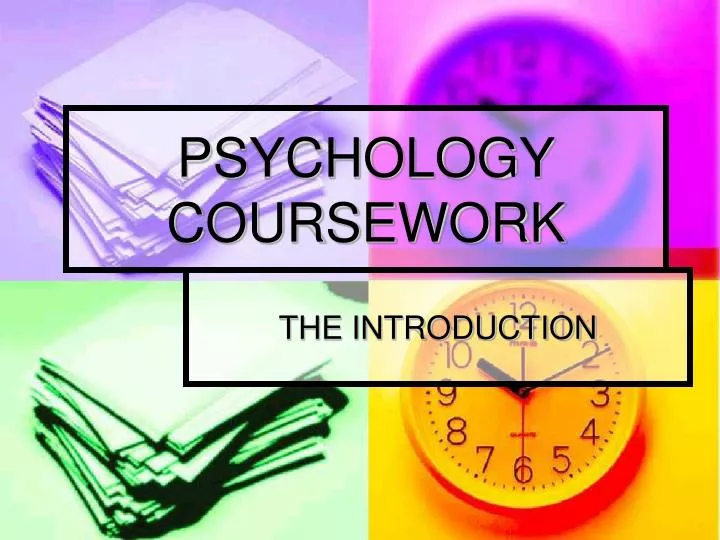 psychology coursework
