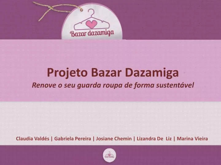 projeto bazar dazamiga renove o seu guarda roupa de forma sustent vel