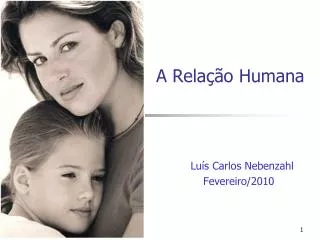 a rela o humana